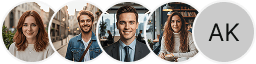 Multiple investor profile avatars on Keenmoor Partners trading review block